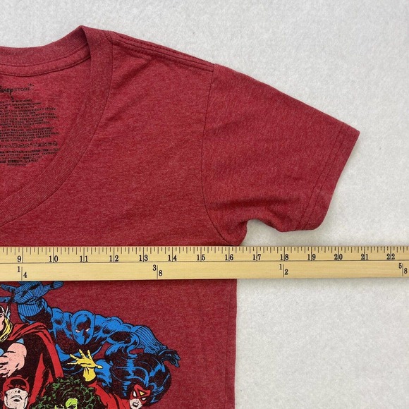 Disney Store Marvel Shirt Womens Small S Red V Neck She Hulk Dare Devil Thor - Picture 7 of 12